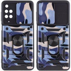 Защитный чехол Camo Ring Lock для Xiaomi Redmi Note 11 Pro (Global) / Note 11 Pro 5G Фиолетовый