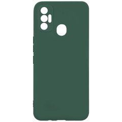 Защитный чехол Liquid Case Full Camera для Tecno Spark 7 Зеленый