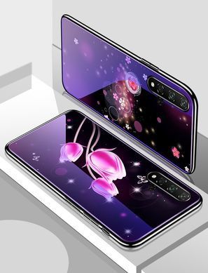 Захисний чохол Fantasy з глянцевими торцями для Huawei Honor 20 (місяць) Блакитний
