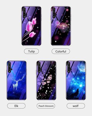 Захисний чохол Fantasy з глянцевими торцями для Huawei Honor 20 (місяць) Блакитний