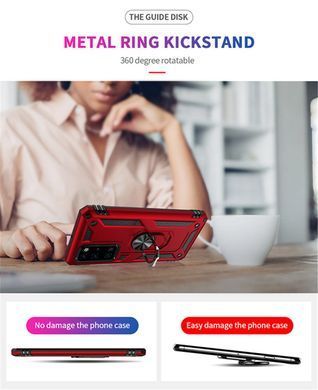 Защитный чехол Kvadrat Ring для Huawei P40 Черный