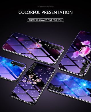 Захисний чохол Fantasy з глянцевими торцями для Huawei Honor 20 (місяць) Блакитний