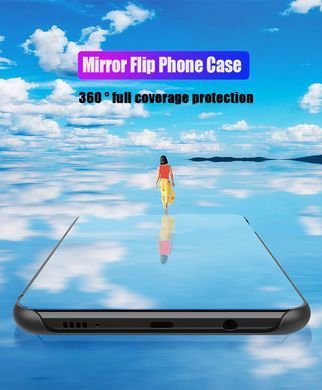 Чехол-книжка Clear View Mirror для Xiaomi Redmi Note 7 Pro Черный