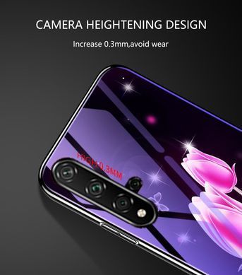 Захисний чохол Fantasy з глянцевими торцями для Huawei Honor 20 (місяць) Блакитний
