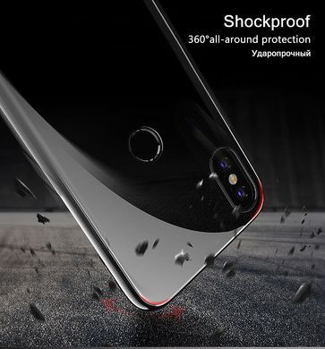 Защитный чехол Glass для Xiaomi Mi Mix 2S Черный