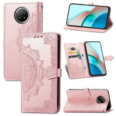 Чехол-книжка Art Book для Xiaomi Redmi Note 9 5G / Redmi Note 9T Розовый