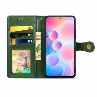 Чехол-книжка Polera Book для Xiaomi Redmi Note 10 Pro / 10 Pro Max Зеленый