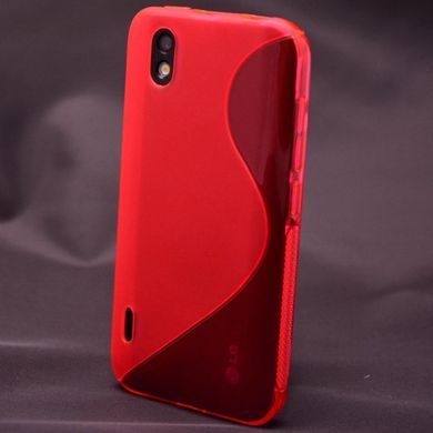 Чохол TPU S-line для LG P970 Червоний