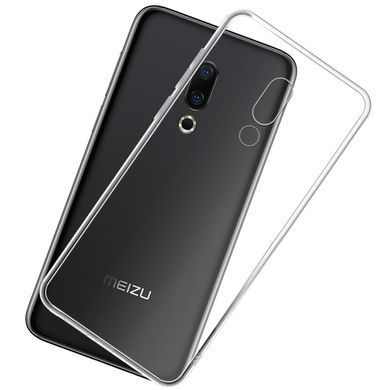 TPU чехол Strong Clear 0,5mm для Meizu 16TH Прозрачный