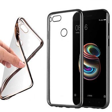 TPU чехол Electro-plating для Xiaomi Mi5x / Mi A1 Черный