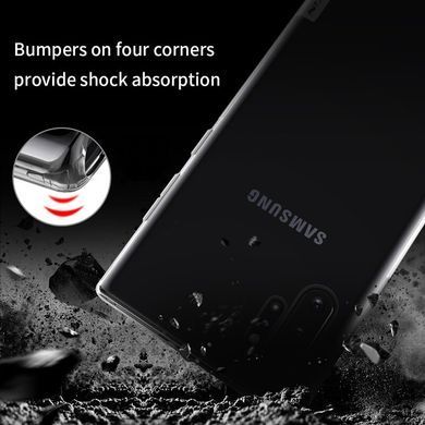TPU чехол Nillkin Nature для Samsung N975F Galaxy Note 10 Plus Прозрачный