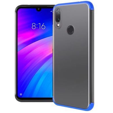 Защитный чехол GKK Matte 360 для Xiaomi Redmi 7 Синий