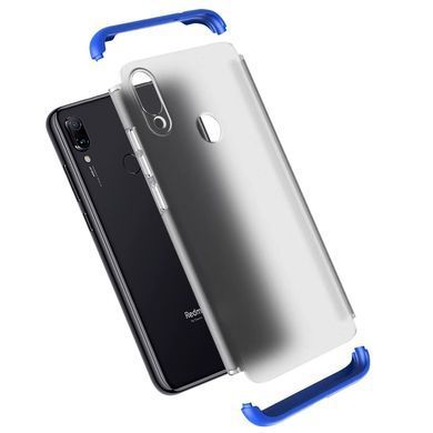 Защитный чехол GKK Matte 360 для Xiaomi Redmi 7 Синий
