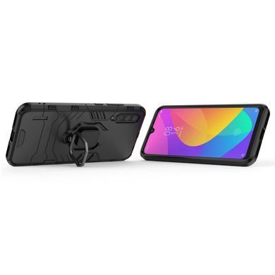 Защитный чехол Strong Guard Ring для Xiaomi Mi A3 / Mi CC9e Черный