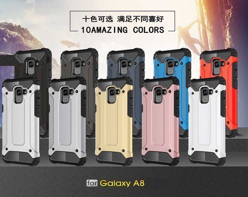 Защитный чехол Hard Guard для Samsung A530 Galaxy A8 2018 Серый