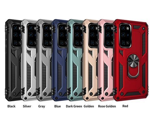 Защитный чехол Kvadrat Ring для Huawei P40 Черный