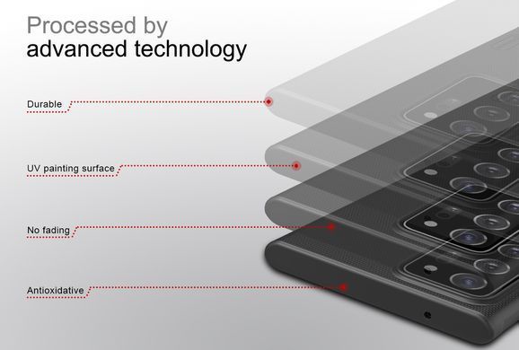 Захисний чохол Nillkin Frosted Shield для Samsung N985F Galaxy Note 20 Ultra Чорний