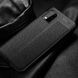 Защитный чехол Leather для Xiaomi Mi 10 Lite Черный