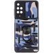 Защитный чехол Camo Ring Lock для Xiaomi Redmi Note 11 Pro (Global) / Note 11 Pro 5G Фиолетовый