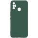 Защитный чехол Liquid Case Full Camera для Tecno Spark 7 Зеленый