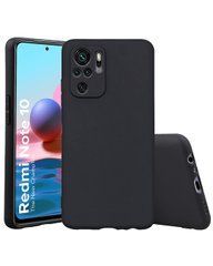 Чехол TPU Matte Full Camera для Xiaomi Redmi Note 10 / Redmi Note 10S / Poco M5s Черный