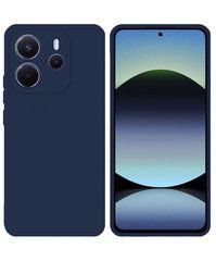 Защитный чехол Liquid Case Full Camera для Xiaomi Redmi Note 14 5G Dark Blue