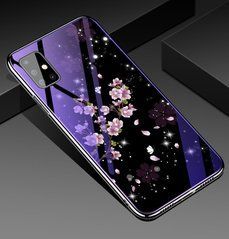 Защитный чехол Fantasy с глянцевыми торцами для Samsung A515F Galaxy A51 2020 (цветение) Фиолетовый