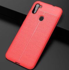 Захисний чохол Leather для Samsung A115F Galaxy A11 / Galaxy M11 Червоний