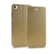 Чехол-книжка Pudini Yusi для Lenovo S90 Sisley Золотистый