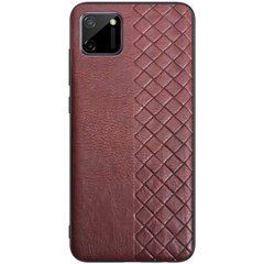 Защитный чехол Double для Realme C11 Бордовый