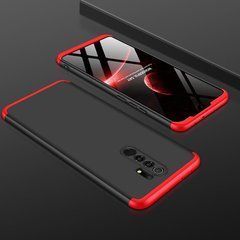 Захисний чохол GKK Full 360 для Xiaomi Redmi 9 Чорний / Червоний