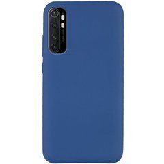 Защитный чехол Liquid Case Full Cover для Xiaomi Mi Note 10 Lite Синий
