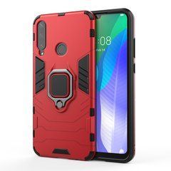 Защитный чехол Strong Guard Ring для Huawei Y6p Красный