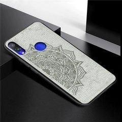 Захисний чохол Textile Decor для Xiaomi Redmi Note 7 Pro Сірий