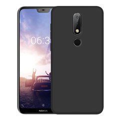 Захисний чохол TPU Matte для Nokia 5.1 Plus 2018 (Nokia X5) Чорний