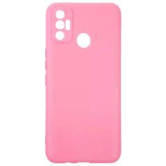 Защитный чехол Liquid Case Full Camera для Tecno Spark 7 Розовый