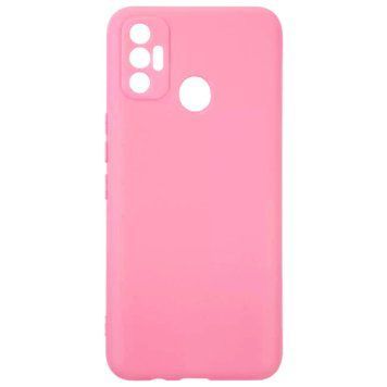 Защитный чехол Liquid Case Full Camera для Tecno Spark 7 Розовый