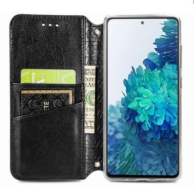 Чохол-книжка Flower Book для Samsung Galaxy A52 2021 / A52s 5G Чорний