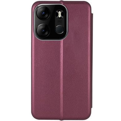 Чохол-книжка Protective для Tecno Spark Go 2023 Бордовий