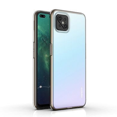 TPU чохол Strong Clear 0,5mm для Oppo A92s Прозорий
