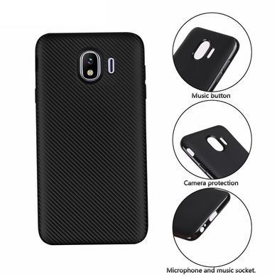 Захисний чохол Carbon TPU для Samsung J400 Galaxy J4 2018 Чорний