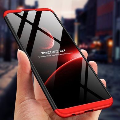 Защитный чехол GKK Full 360 для Xiaomi Redmi 8A Черный / Красный