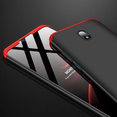 Защитный чехол GKK Full 360 для Xiaomi Redmi 8A Черный / Красный