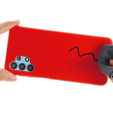 Захисний чохол Liquid Case Full Cover для Samsung A325F Galaxy A32 4G Червоний