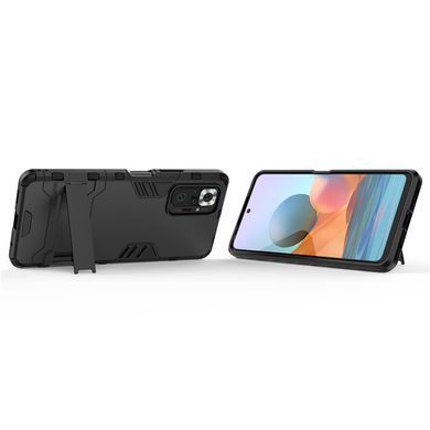 Защитный чехол Strong Guard для Xiaomi Redmi Note 10 Pro / 10 Pro Max Черный