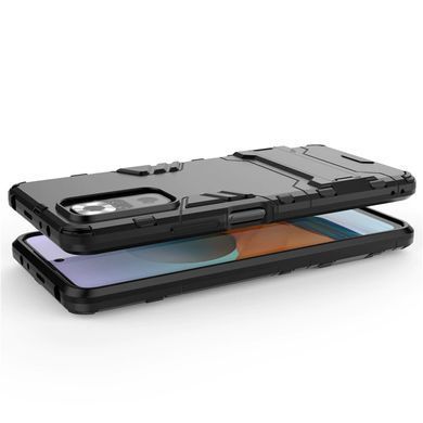 Защитный чехол Strong Guard для Xiaomi Redmi Note 10 Pro / 10 Pro Max Черный