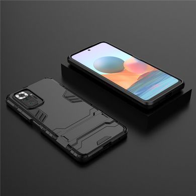 Защитный чехол Strong Guard для Xiaomi Redmi Note 10 Pro / 10 Pro Max Черный