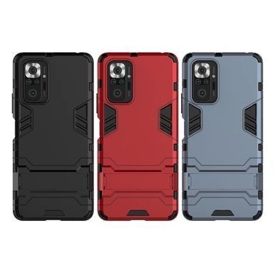 Защитный чехол Strong Guard для Xiaomi Redmi Note 10 Pro / 10 Pro Max Черный