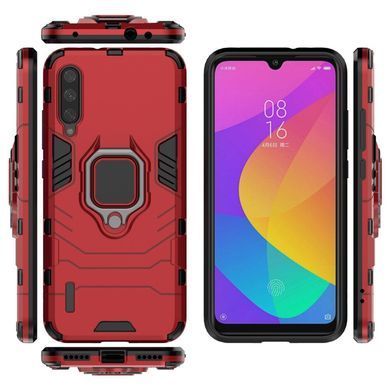 Захисний чохол Strong Guard Ring для Xiaomi Mi CC9 / Mi9 Lite Червоний