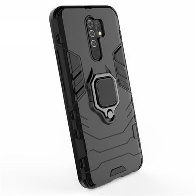 Захисний чохол Strong Guard Ring для Xiaomi Redmi 9 Чорний